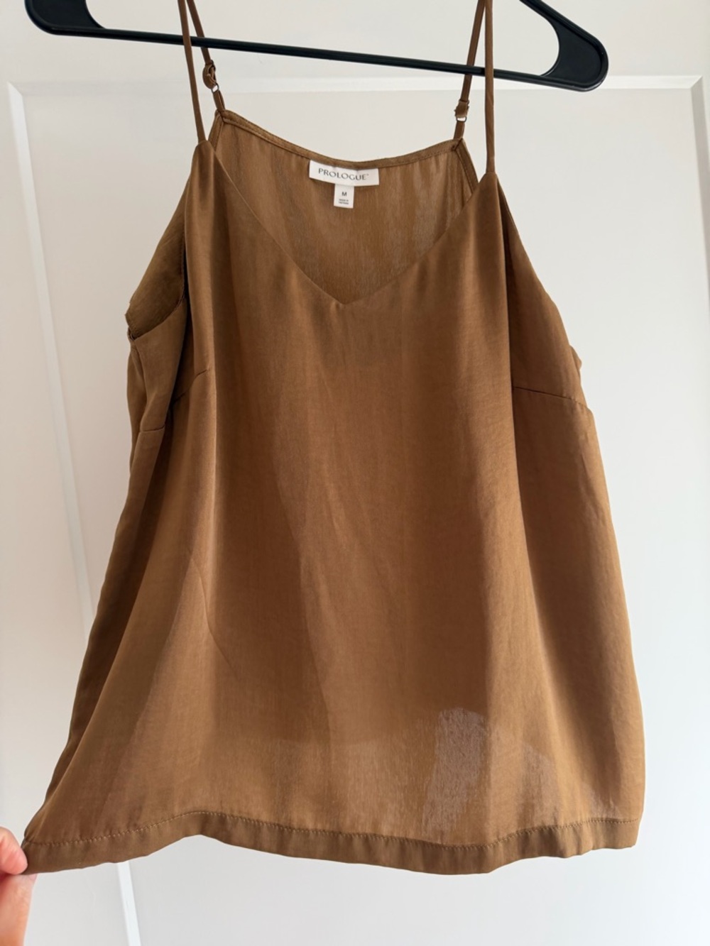 Prologue Caramel Brown Spaghetti Strap Camisole